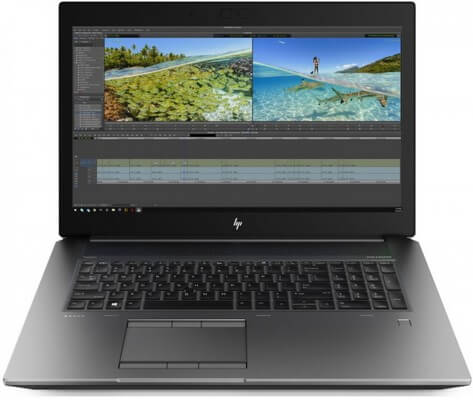 На ноутбуке HP ZBook 17 G6 6TV06EA мигает экран